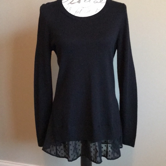 Ann Taylor Sweaters - Ann Taylor Ruffle Hem Sweater